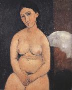 Amedeo Modigliani Seated Nude (mk39) oil painting on canvas